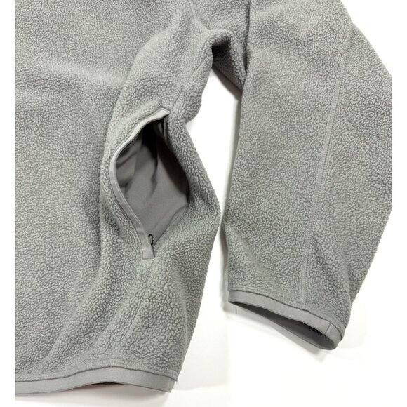 Lululemon Mens Oversized Fit Fleece Half Zip Pullover Size Medium Gray - Picture 4 of 8